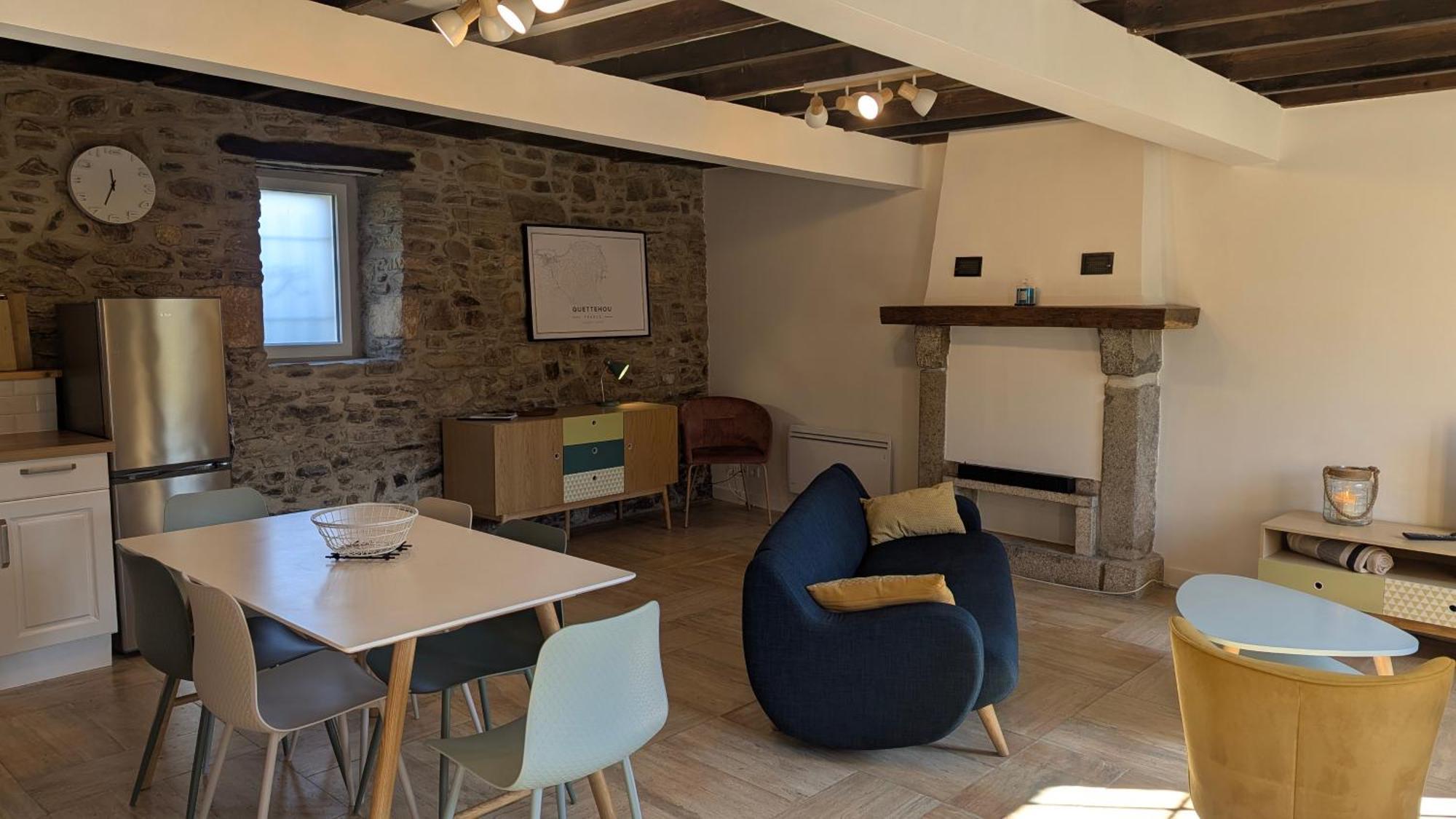 Quettehou Maison Normande Proche De La Mer Et Des Lieux Touristiques מראה חיצוני תמונה
